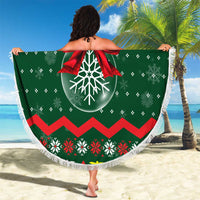 German Shepherd Ornament Christmas Beach Blanket Xmas Holiday Patterns - Wonder Print Shop