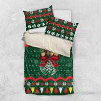 German Shepherd Ornament Christmas Bedding Set Xmas Holiday Patterns - Wonder Print Shop