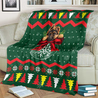 German Shepherd Ornament Christmas Blanket Xmas Holiday Patterns - Wonder Print Shop