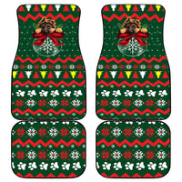 German Shepherd Ornament Christmas Car Mats Xmas Holiday Patterns - Wonder Print Shop