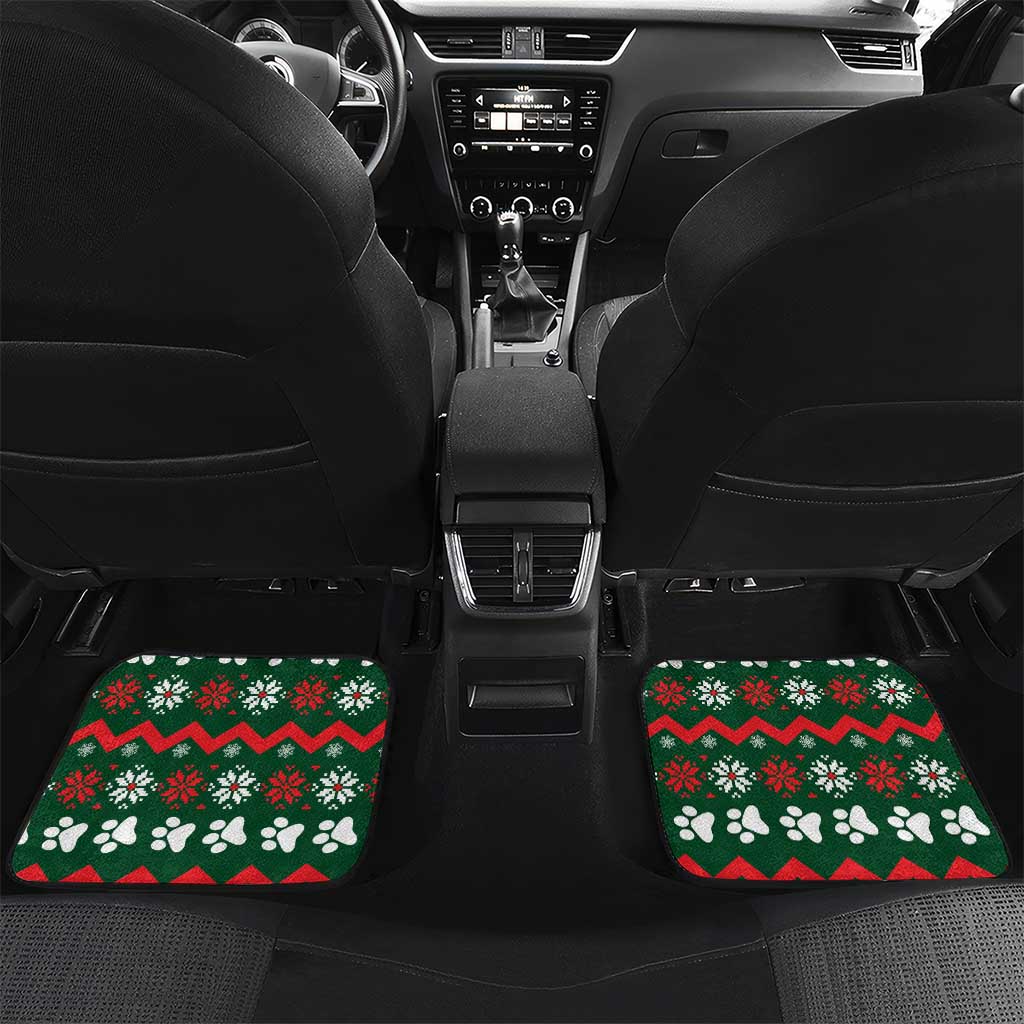 German Shepherd Ornament Christmas Car Mats Xmas Holiday Patterns - Wonder Print Shop