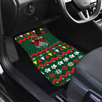 German Shepherd Ornament Christmas Car Mats Xmas Holiday Patterns - Wonder Print Shop
