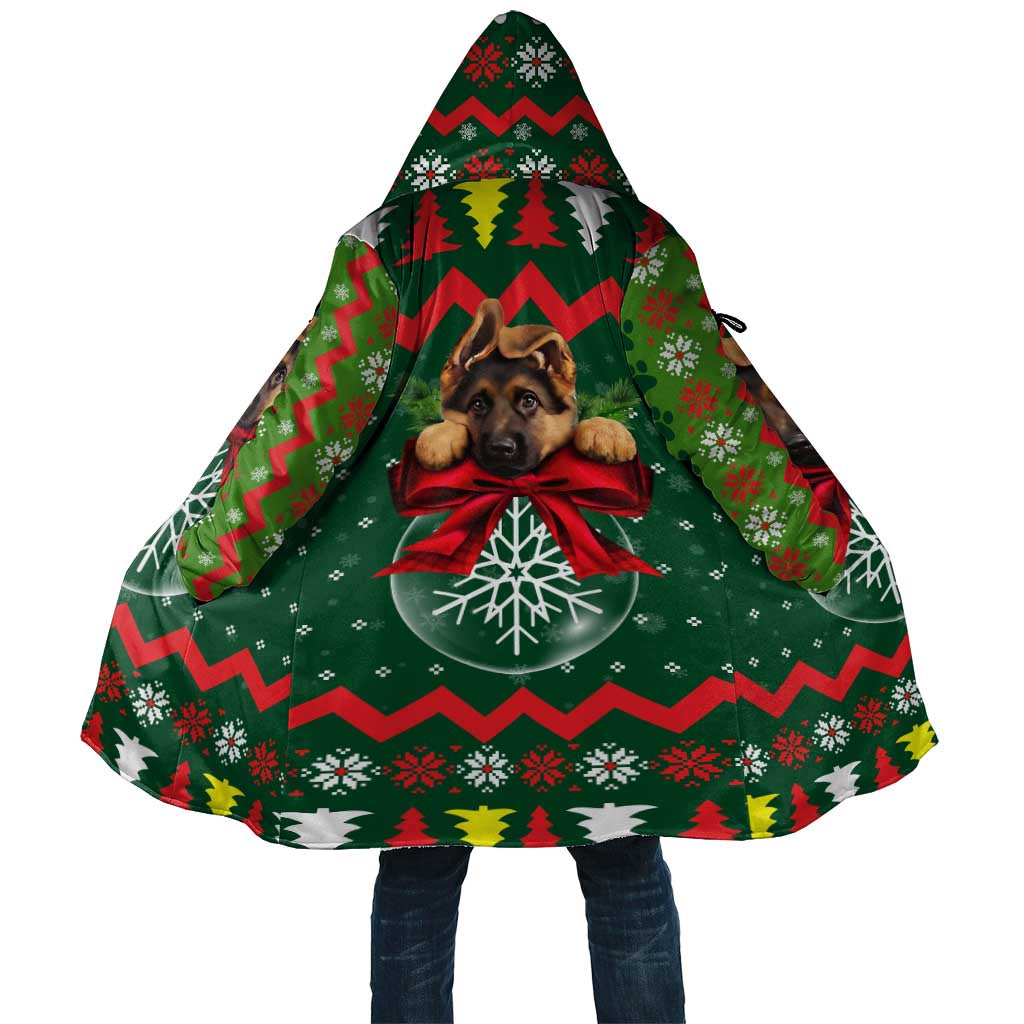 German Shepherd Ornament Christmas Cloak Xmas Holiday Patterns - Wonder Print Shop