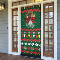 German Shepherd Ornament Christmas Door Cover Xmas Holiday Patterns - Wonder Print Shop