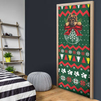 German Shepherd Ornament Christmas Door Cover Xmas Holiday Patterns - Wonder Print Shop