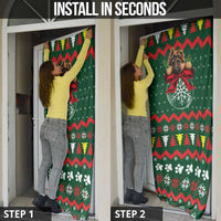 German Shepherd Ornament Christmas Door Cover Xmas Holiday Patterns - Wonder Print Shop