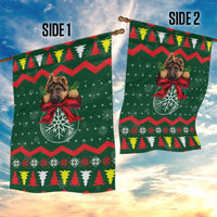 German Shepherd Ornament Christmas Garden Flag Xmas Holiday Patterns - Wonder Print Shop