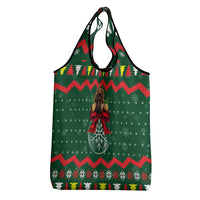 German Shepherd Ornament Christmas Grocery Bag Xmas Holiday Patterns - Wonder Print Shop
