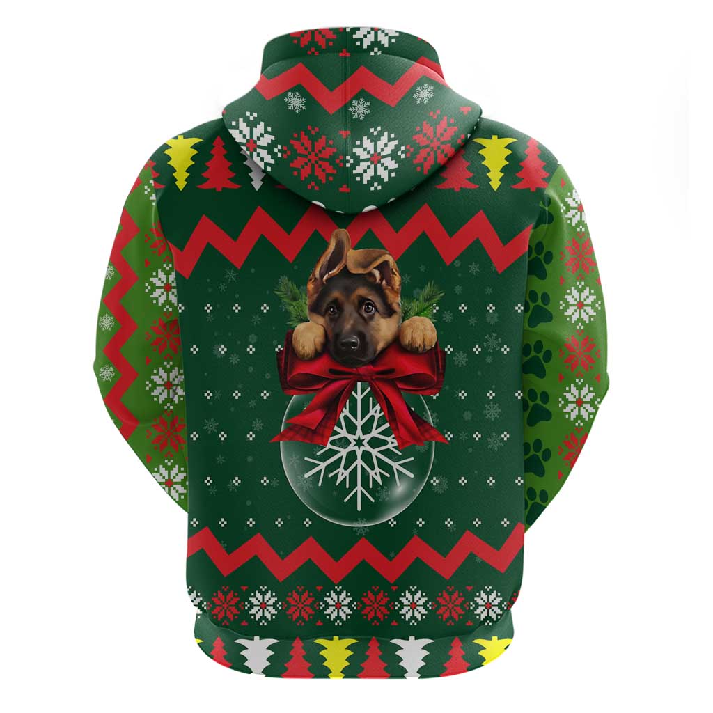 German Shepherd Ornament Christmas Hoodie Xmas Holiday Patterns - Wonder Print Shop