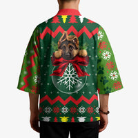 German Shepherd Ornament Christmas Kimono Xmas Holiday Patterns - Wonder Print Shop
