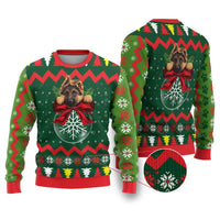 German Shepherd Ornament Christmas Ugly Christmas Sweater Xmas Holiday Patterns - Wonder Print Shop