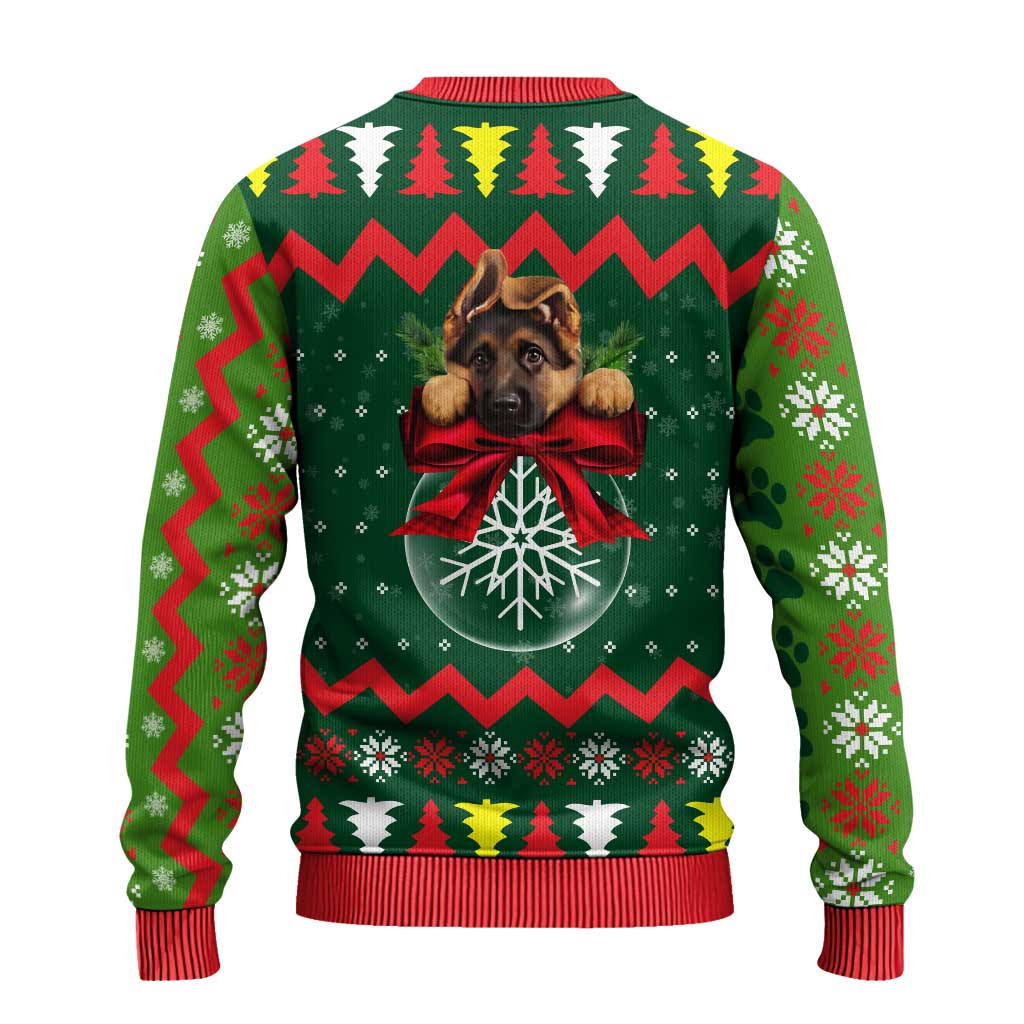 German Shepherd Ornament Christmas Ugly Christmas Sweater Xmas Holiday Patterns - Wonder Print Shop