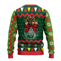 German Shepherd Ornament Christmas Ugly Christmas Sweater Xmas Holiday Patterns - Wonder Print Shop