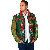 German Shepherd Ornament Christmas Padded Jacket Xmas Holiday Patterns - Wonder Print Shop