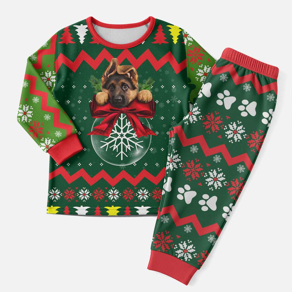 German Shepherd Ornament Christmas Pajama Set Xmas Holiday Patterns - Wonder Print Shop