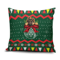 German Shepherd Ornament Christmas Pillow Cover Xmas Holiday Patterns - Wonder Print Shop