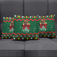 German Shepherd Ornament Christmas Pillow Cover Xmas Holiday Patterns - Wonder Print Shop