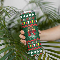 German Shepherd Ornament Christmas Skinny Tumbler Xmas Holiday Patterns - Wonder Print Shop