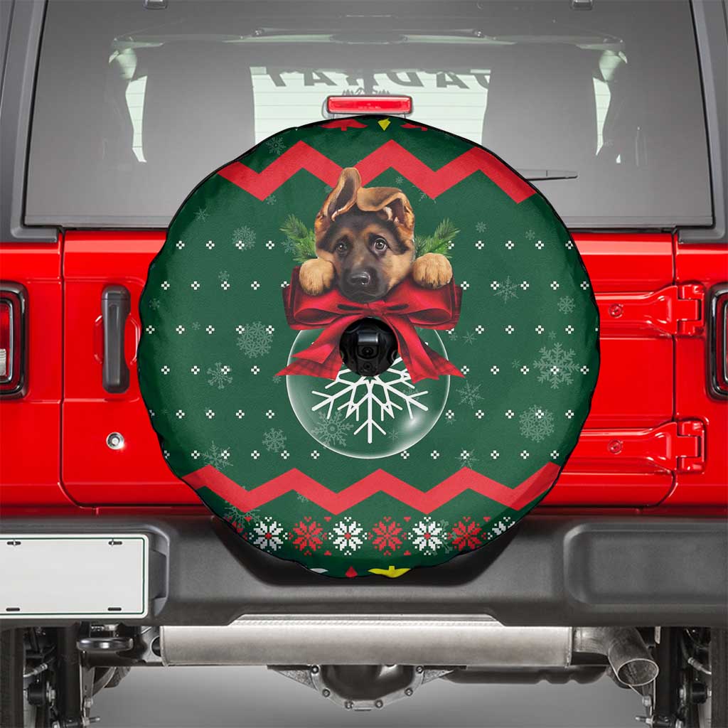 German Shepherd Ornament Christmas Spare Tire Cover Xmas Holiday Patterns - Wonder Print Shop