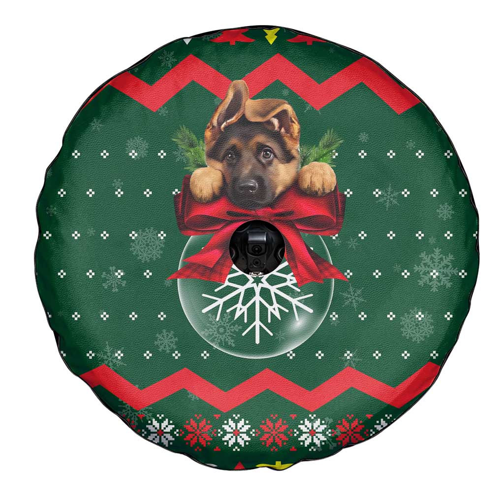 German Shepherd Ornament Christmas Spare Tire Cover Xmas Holiday Patterns - Wonder Print Shop
