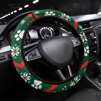 German Shepherd Ornament Christmas Steering Wheel Cover Xmas Holiday Patterns - Wonder Print Shop