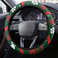 German Shepherd Ornament Christmas Steering Wheel Cover Xmas Holiday Patterns - Wonder Print Shop