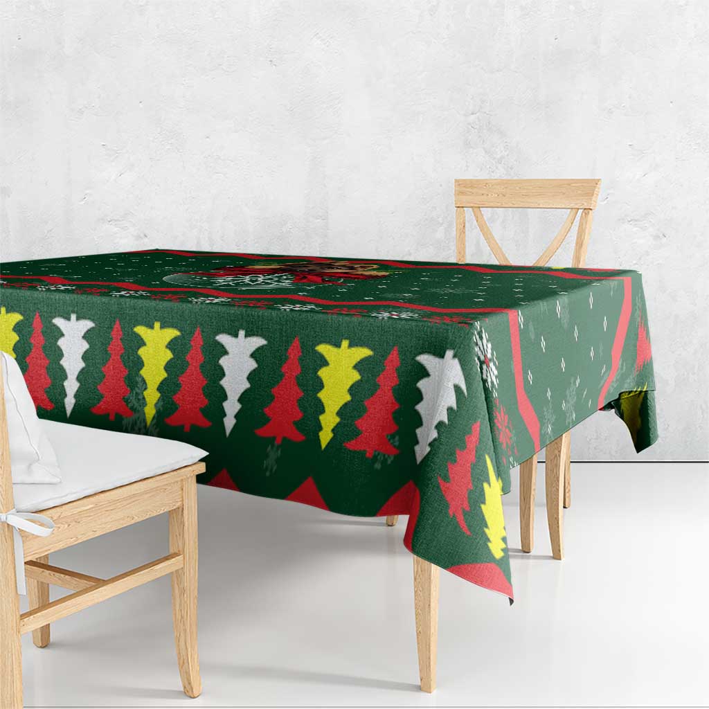 German Shepherd Ornament Christmas Tablecloth Xmas Holiday Patterns - Wonder Print Shop