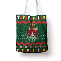 German Shepherd Ornament Christmas Tote Bag Xmas Holiday Patterns - Wonder Print Shop
