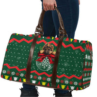 German Shepherd Ornament Christmas Travel Bag Xmas Holiday Patterns - Wonder Print Shop