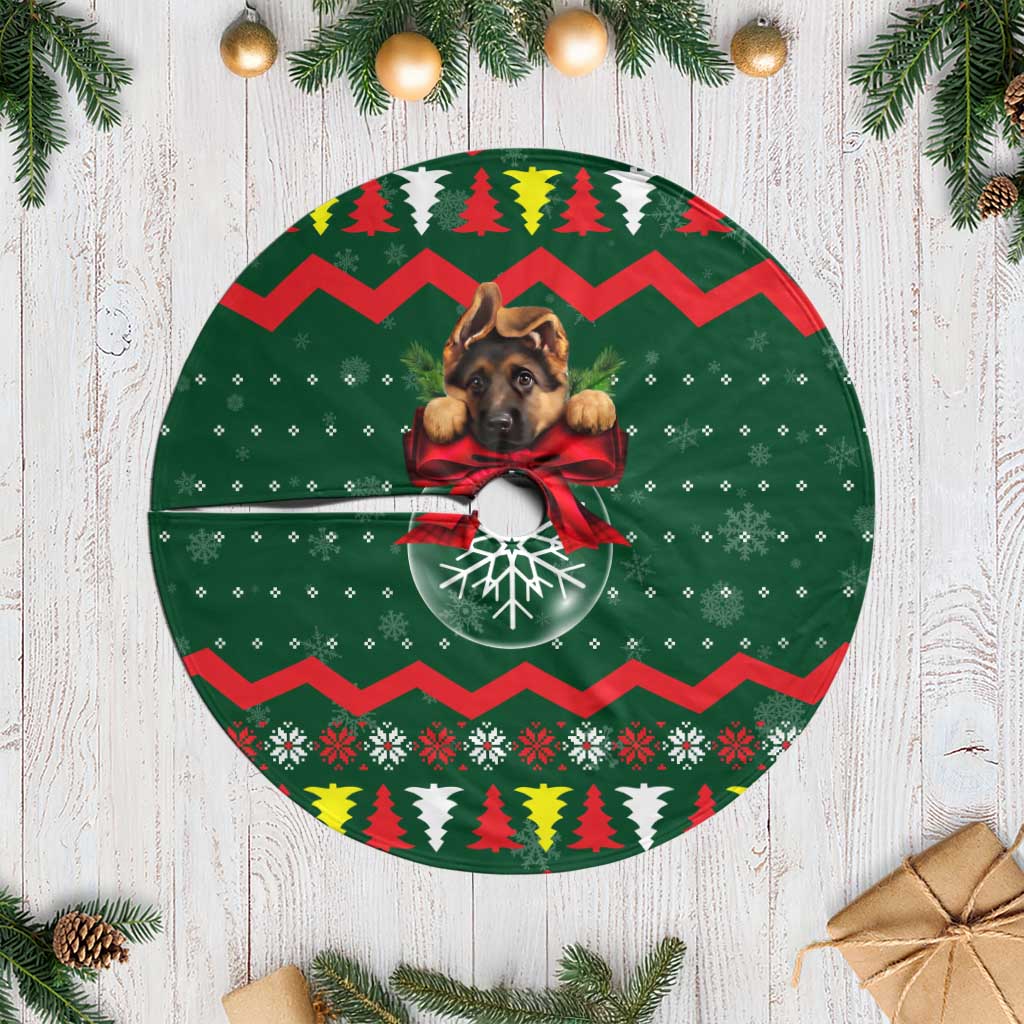 German Shepherd Ornament Christmas Tree Skirt Xmas Holiday Patterns - Wonder Print Shop