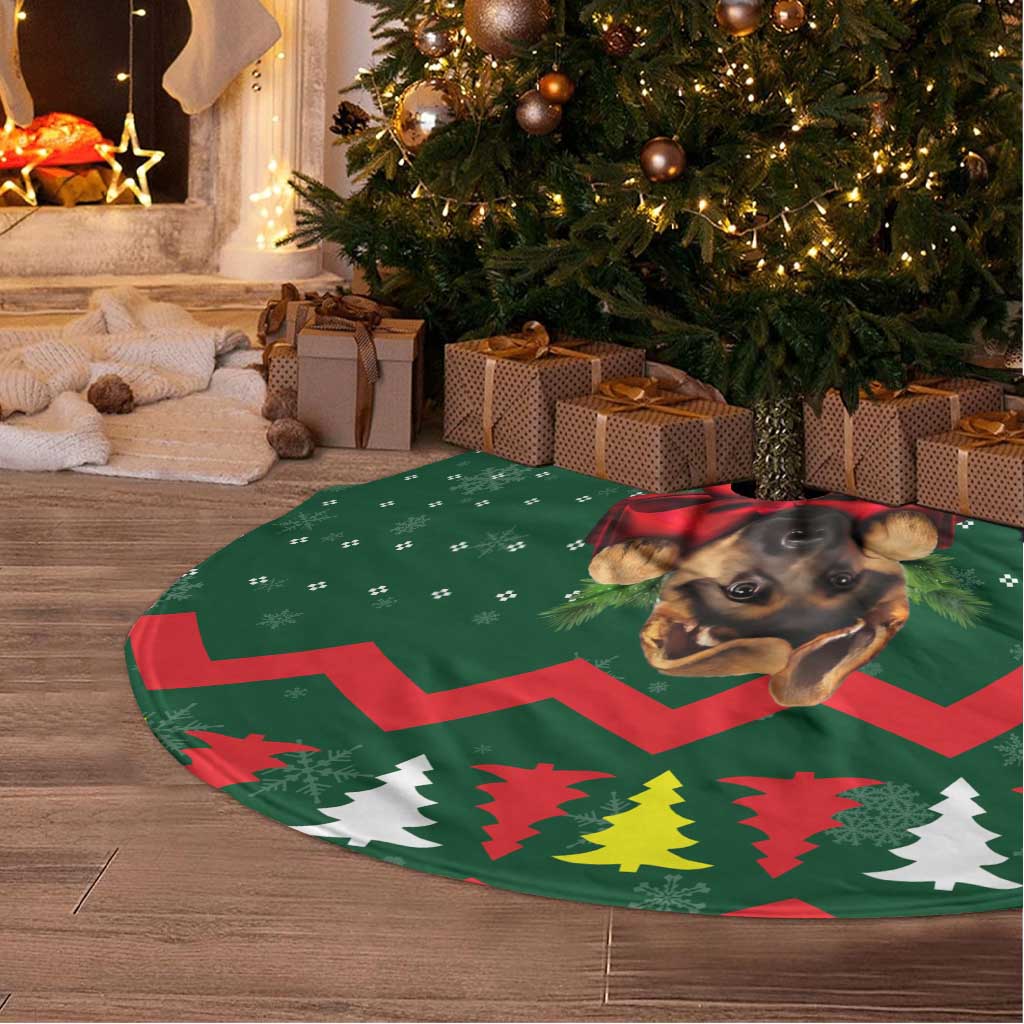 German Shepherd Ornament Christmas Tree Skirt Xmas Holiday Patterns - Wonder Print Shop