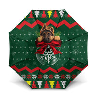 German Shepherd Ornament Christmas Umbrella Xmas Holiday Patterns - Wonder Print Shop