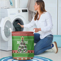 German Shepherd Pine Xmas Christmas Laundry Basket Xmas Holiday Patterns - Wonder Print Shop