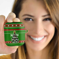 German Shepherd Pine Xmas Christmas AirPods Case Xmas Holiday Patterns - Wonder Print Shop