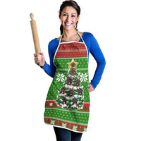 German Shepherd Pine Xmas Christmas Apron Xmas Holiday Patterns - Wonder Print Shop