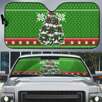 German Shepherd Pine Xmas Christmas Auto Sun Shade Xmas Holiday Patterns - Wonder Print Shop