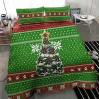 German Shepherd Pine Xmas Christmas Bedding Set Xmas Holiday Patterns - Wonder Print Shop