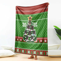German Shepherd Pine Xmas Christmas Blanket Xmas Holiday Patterns - Wonder Print Shop