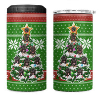 German Shepherd Pine Xmas Christmas 4 in 1 Can Cooler Tumbler Xmas Holiday Patterns - Wonder Print Shop