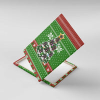 German Shepherd Pine Xmas Christmas Canvas Wall Art Xmas Holiday Patterns - Wonder Print Shop