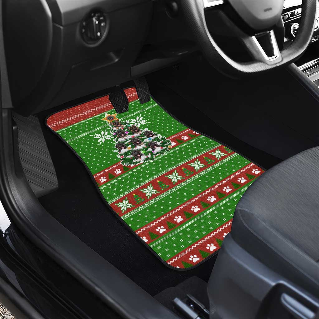 German Shepherd Pine Xmas Christmas Car Mats Xmas Holiday Patterns - Wonder Print Shop