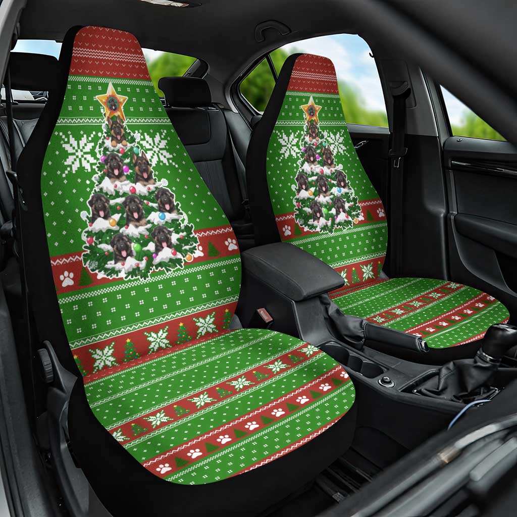 German Shepherd Pine Xmas Christmas Car Seat Cover Xmas Holiday Patterns - Wonder Print Shop