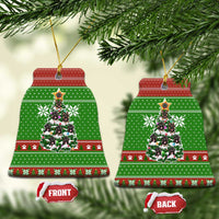 German Shepherd Pine Xmas Christmas Ceramic Ornament Xmas Holiday Patterns - Wonder Print Shop