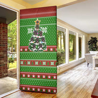 German Shepherd Pine Xmas Christmas Door Cover Xmas Holiday Patterns - Wonder Print Shop