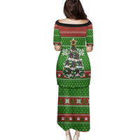 German Shepherd Pine Xmas Christmas Family Matching Puletasi and Hawaiian Shirt Xmas Holiday Patterns - Wonder Print Shop