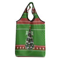 German Shepherd Pine Xmas Christmas Grocery Bag Xmas Holiday Patterns - Wonder Print Shop
