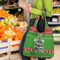 German Shepherd Pine Xmas Christmas Grocery Bag Xmas Holiday Patterns - Wonder Print Shop