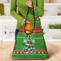 German Shepherd Pine Xmas Christmas Grocery Bag Xmas Holiday Patterns - Wonder Print Shop