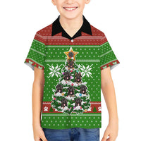 German Shepherd Pine Xmas Christmas Hawaiian Shirt Xmas Holiday Patterns - Wonder Print Shop