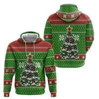 German Shepherd Pine Xmas Christmas Hoodie Xmas Holiday Patterns - Wonder Print Shop